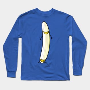 Funny banana with face mask Long Sleeve T-Shirt